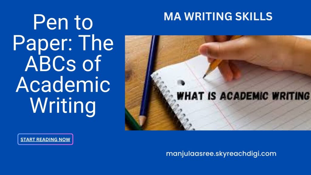 ABCs of Academic Writing